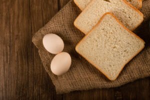 Sandwiches with Bread and Eggs